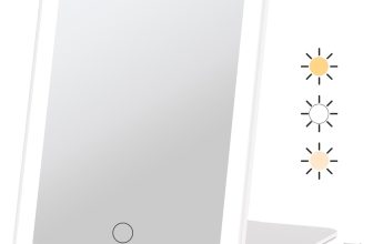 FUNTOUCH Rechargeable Travel Makeup Mirror with 72 Led