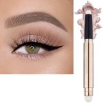 SAUBZEAN Light Gold Eyeshadow Stick Makeup, Waterproof