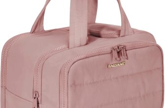 BAGSMART Travel Toiletry Bag, Lightweight Large