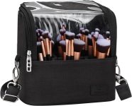 Makeup Brush Bag, Makeup Brush Holder Travel Stand-up