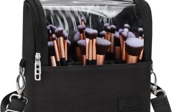 Makeup Brush Bag, Makeup Brush Holder Travel Stand-up