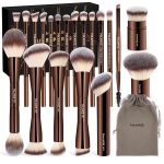 MAANGE 20 PCS Foundation Makeup Brush Set, Double-ended