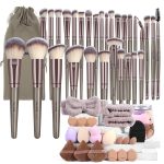 MAANGE Makeup Brushes 51 Pcs Makeup Kit,