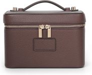 HiTotes Makeup Bag Vanity Case for Women Leather