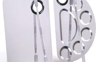 Stainless Steel Metal Makeup Palette with Spatula