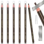 6 Piece Dark Brown Waterproof Eyebrows Pencil Tattoo