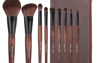 Bamboo Makeup Brushes Set Professional, Sable Makeup