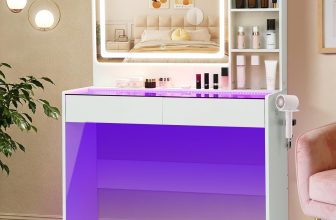 Vanity Desk,Makeup Vanity Desk with Mirror and