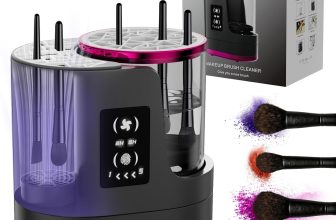 3 IN 1 Electric Makeup Brush Cleaner,Automatic Makeup