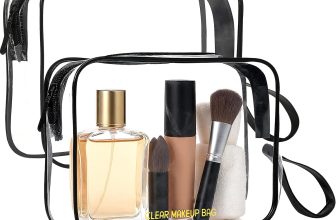 Icramsy Clear Makeup Bag,2 Pack TSA Approved Toiletry