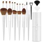 LUXBRU Makeup Brushes With Case 20PCs Professional