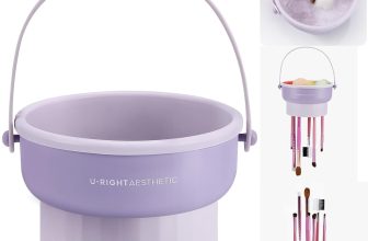 GOLIKEE Makeup Brush Cleaner Mat 3 in 1 Silicone Makeup