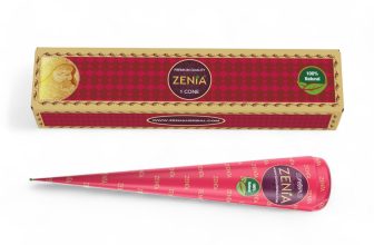Zenia 100% Natural Temporary Tattoo Paste Cone | 1 Cone