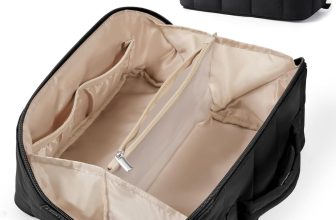 BAGSMART Travel Makeup Bag for Women, Portable