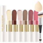 6 Colors Cream Contour Stick Makeup Contour Kit,