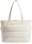BAGSMART Tote Bag for Women, Lightweight Puffy Tote Bag