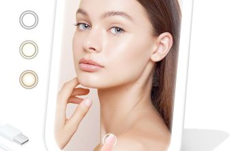 Travel Makeup Mirror, Portable Mirror with 3 Adjustable