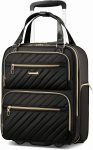 LUGGEX Underseat Carry On Luggage with Wheels, UDK