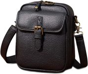 hoehew Crossbody Leather Bag for Women, Multi-Slot