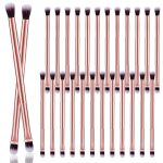 24 Pcs Eyeshadow Smudge Brush 2 in 1 Eyeshadow Double