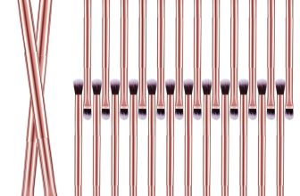 24 Pcs Eyeshadow Smudge Brush 2 in 1 Eyeshadow Double