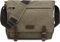 Large Vintage Canvas Messenger Shoulder Bag Travel
