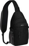 WATERFLY Small Crossbody Sling Bag: RFID Sling Backpack