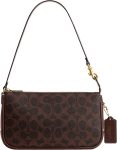 COACH Women's Natural Grain Leather Plaza Bag
