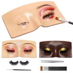 3D Eye Makeup Practice Board - Reusable Silicone Face