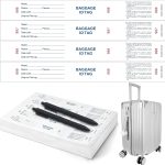 Feifeiya 1000 Hotel Luggage ID Tags with Transfer Tape