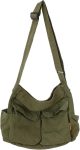 Canvas Messenger Bag Large Hobo Crossbody Bag with
