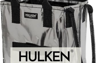 HULKEN (Medium, Silver) Reusable Grocery Bag On Wheels,