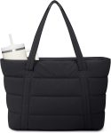Narwey Puffer Tote Bag for Women Girl, Puffy Work Tote