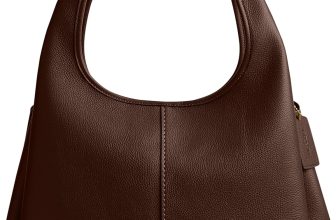 COACH womens Polished Pebble Leather Lana Shoulder Bag