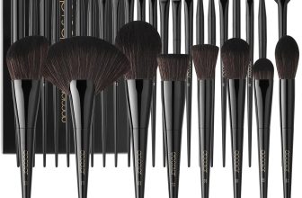 Docolor Makeup Brushes Set Professional 30Pcs Obsidian