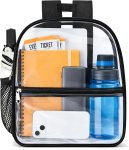 Oraben Clear Backpack Stadium Approved, Clear Bag 12 x