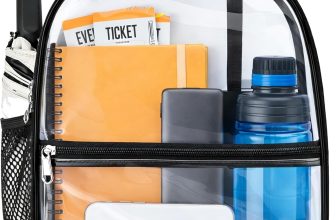 Oraben Clear Backpack Stadium Approved, Clear Bag 12 x