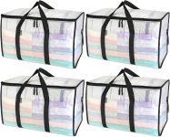 BALEINE 4-Pack Oversized Moving Bags with Reinforced