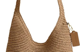 COACH Brooklyn Shoulder Bag 28 in Straw