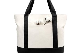 TOPDesign 1 | 3 | 6 | 30 Pack Canvas Tote Bag with an
