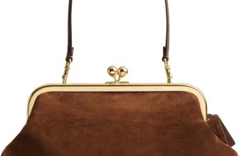 COACH Women's Suede Kisslock Frame Bag 27