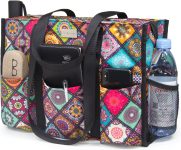 TOPDesign Utility Water Resistant Tote Bag with 13