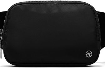 Pander Belt Bag Large 2L, Nylon Fanny Pack Purse for