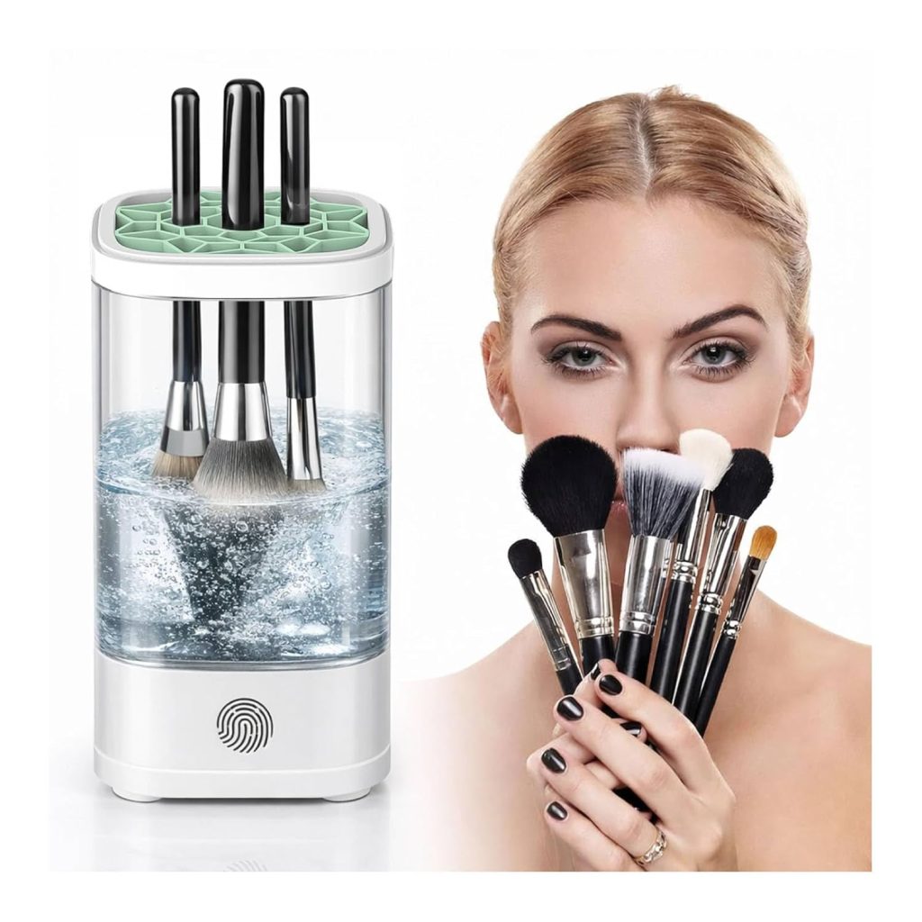 Electric Makeup Brush Cleaner Machine – 7000 RPM Deep