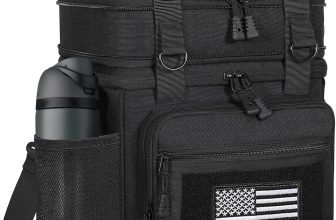 GLENKEY Tactical Lunch Box Cooler Bag - Expandable