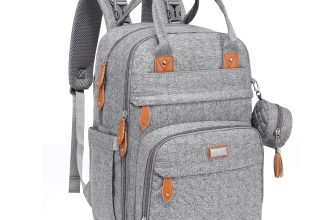 BabbleRoo Diaper Bag Backpack - Baby Essentials Travel