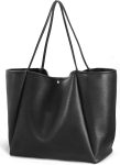Oversize Pu Leather Tote Women Weekender Bag Shopper
