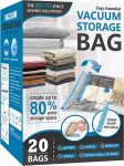 Cozy Essential Vacuum Storage Bags, 80% Compression