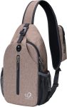 WATERFLY Crossbody Sling Backpack Sling Bag Travel