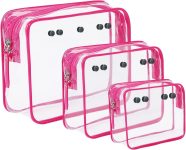 3 packs Clear Pouches suitable for Bogg Bag Accessories